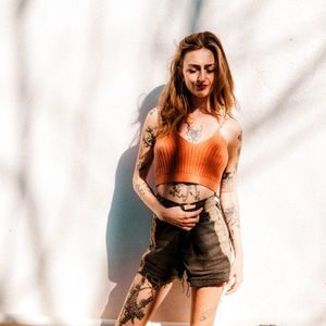 BDG high rise shorts size 27